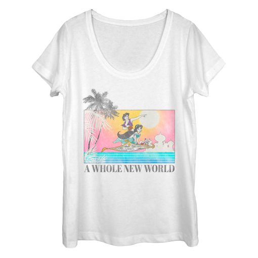 Women’s Aladdin Retro Sunset Scoop Neck