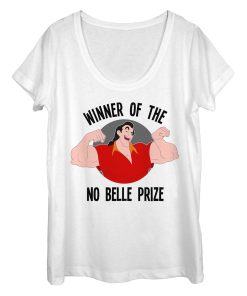 Women’s Beauty and the Beast Gaston No Belle Prize Scoop Neck