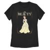 Women’s Beauty and the Beast Valentine His Belle Frame T-Shirt