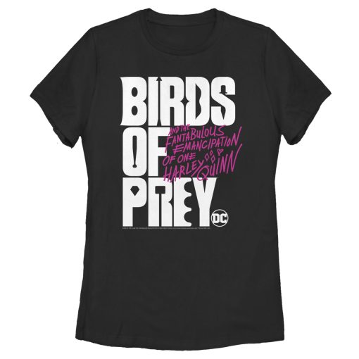 Women’s Birds of Prey Bold Text Logo T-Shirt