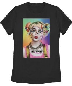 Women’s Birds of Prey Flight Movie Poster T-Shirt