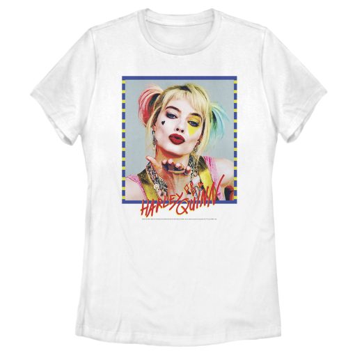 Women’s Birds of Prey Harley Quinn Blowing Kiss T-Shirt