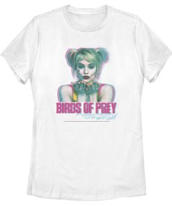 Women’s Birds of Prey Harley Quinn Blur T-Shirt