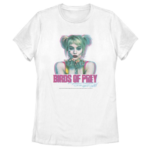 Women’s Birds of Prey Harley Quinn Blur T-Shirt