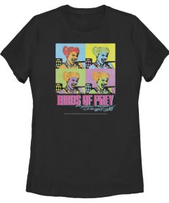 Women’s Birds of Prey Harley Quinn Pop Art T-Shirt