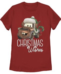 Women’s Cars Merry Christmas Mater T-Shirt
