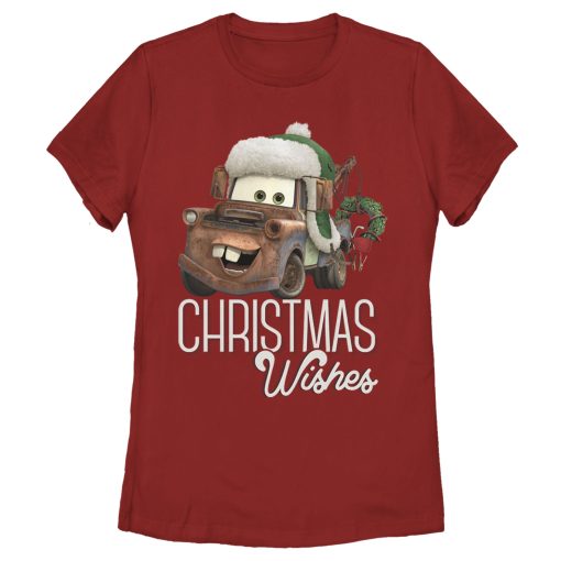 Women’s Cars Merry Christmas Mater T-Shirt