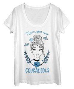 Women’s Cinderella Courageous Mom Scoop Neck