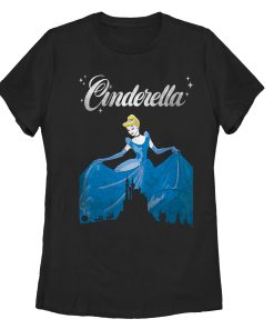 Women’s Cinderella Dress Silhouette T-Shirt