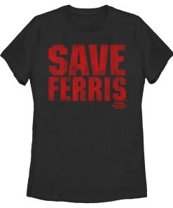 Women’s Ferris Bueller’s Day Off Distressed Save T-Shirt