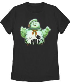 Women’s Ghostbusters Halloween Stay Puft Marshmallow Man T-Shirt