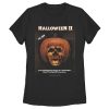 Women’s Halloween II Skeleton Movie Vintage Poster T-Shirt