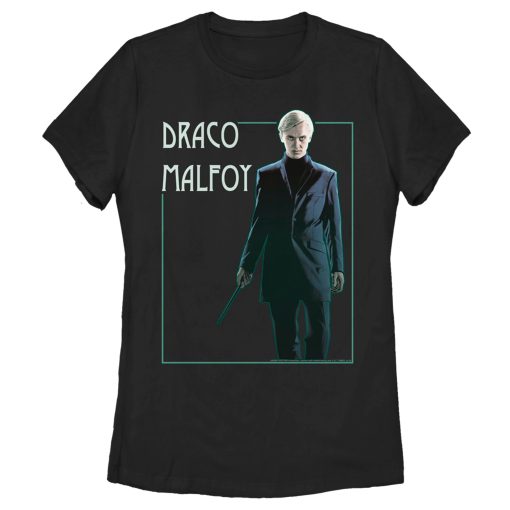 Women’s Harry Potter Draco Malfoy Simple Framed Portrait T-Shirt