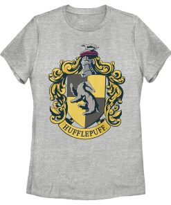 Women’s Harry Potter Hufflepuff Gold Crest T-Shirt