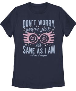 Women’s Harry Potter Just As Sane As Luna Lovegood T-Shirt