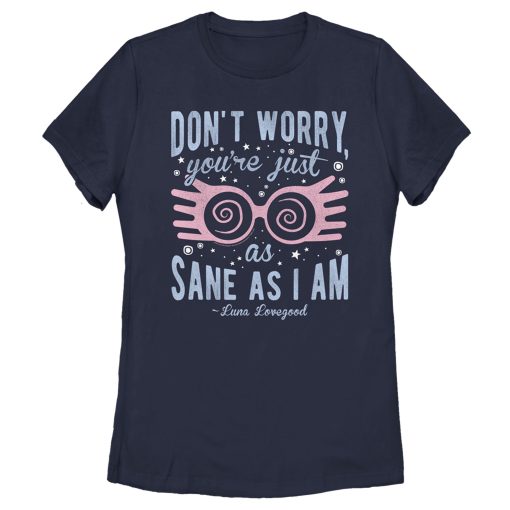 Women’s Harry Potter Just As Sane As Luna Lovegood T-Shirt