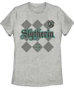 Women’s Harry Potter Slytherin Argyle Print T-Shirt