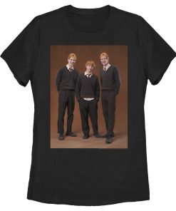 Women’s Harry Potter Weasley Brothers Portrait T-Shirt