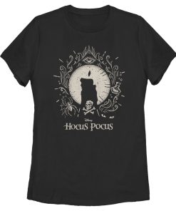 Women’s Hocus Pocus Black Flame Candle T-Shirt