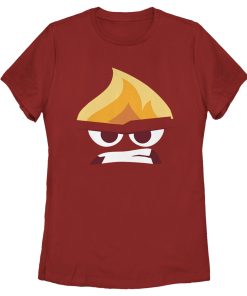 Women’s Inside Out Angry Portrait T-Shirt