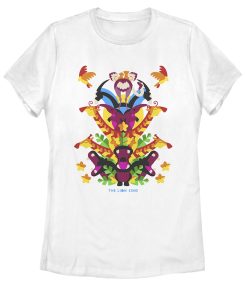 Women’s Lion King Artistic Animal Pyramid T-Shirt