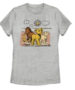 Women’s Lion King Best Friends Cartoon T-Shirt