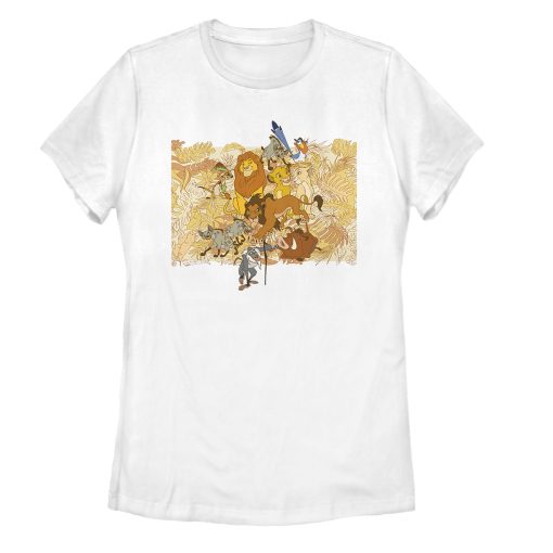 Women’s Lion King Characters Hidden in the Palms T-Shirt