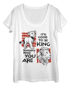 Women’s Lion King Good to Be King Scoop Neck