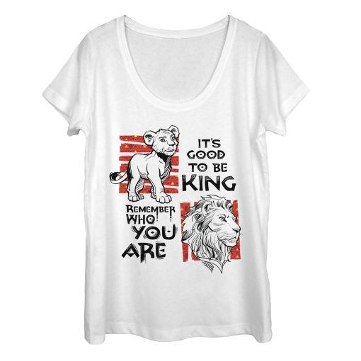 Women’s Lion King Good to Be King Scoop Neck