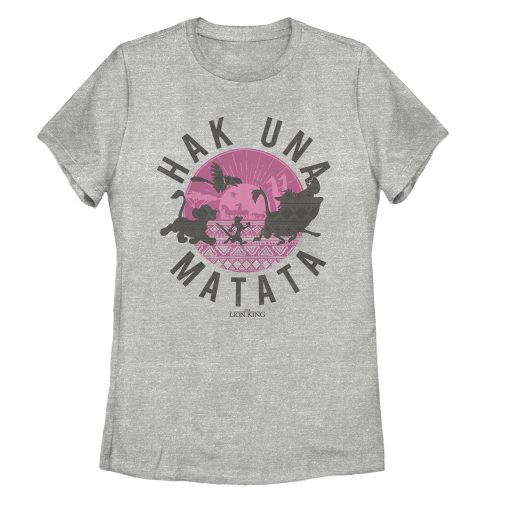 Women’s Lion King Hakuna Matata Ornate Circle T-Shirt