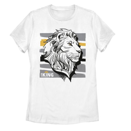 Women’s Lion King Mufasa Stripe Profile T-Shirt