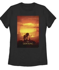 Women’s Lion King Pride Rock Movie Poster T-Shirt