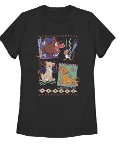 Women’s Lion King Retro 90’s Savannah Friends T-Shirt