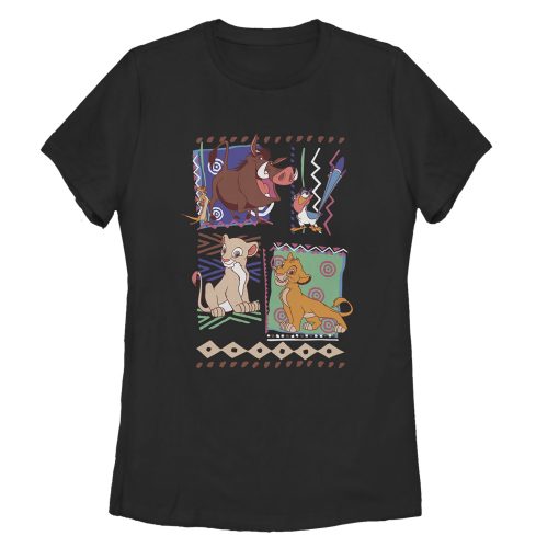 Women’s Lion King Retro 90’s Savannah Friends T-Shirt