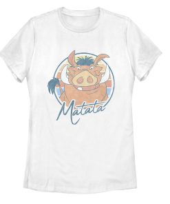 Women’s Lion King Retro Matata Pumbaa T-Shirt