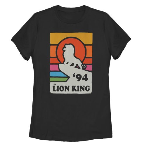 Women’s Lion King Retro Rainbow ’94 Silhouette T-Shirt