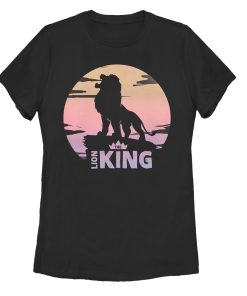 Women’s Lion King Sunset Pride Rock Pose T-Shirt