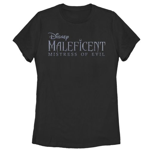 Women’s Maleficent Mistress of All Evil Basic Movie Logo T-Shirt