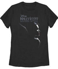 Women’s Maleficent Mistress of All Evil Logo Profile T-Shirt