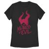 Women’s Maleficent Mistress of All Evil Marker Eyes T-Shirt