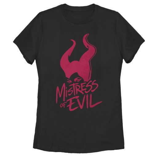 Women’s Maleficent Mistress of All Evil Marker Eyes T-Shirt