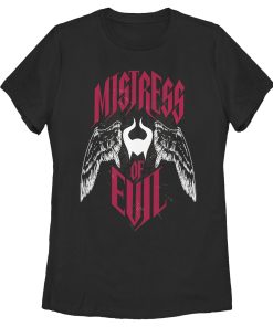 Women’s Maleficent Mistress of All Evil Winged Evil T-Shirt