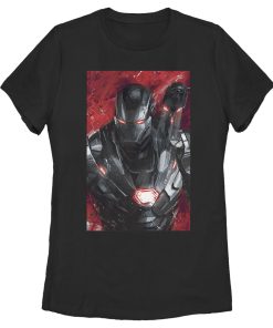 Women’s Marvel Avengers Endgame War Machine Painting T-Shirt