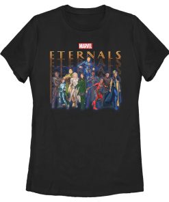 Women’s Marvel Eternals Group Repeating T-Shirt