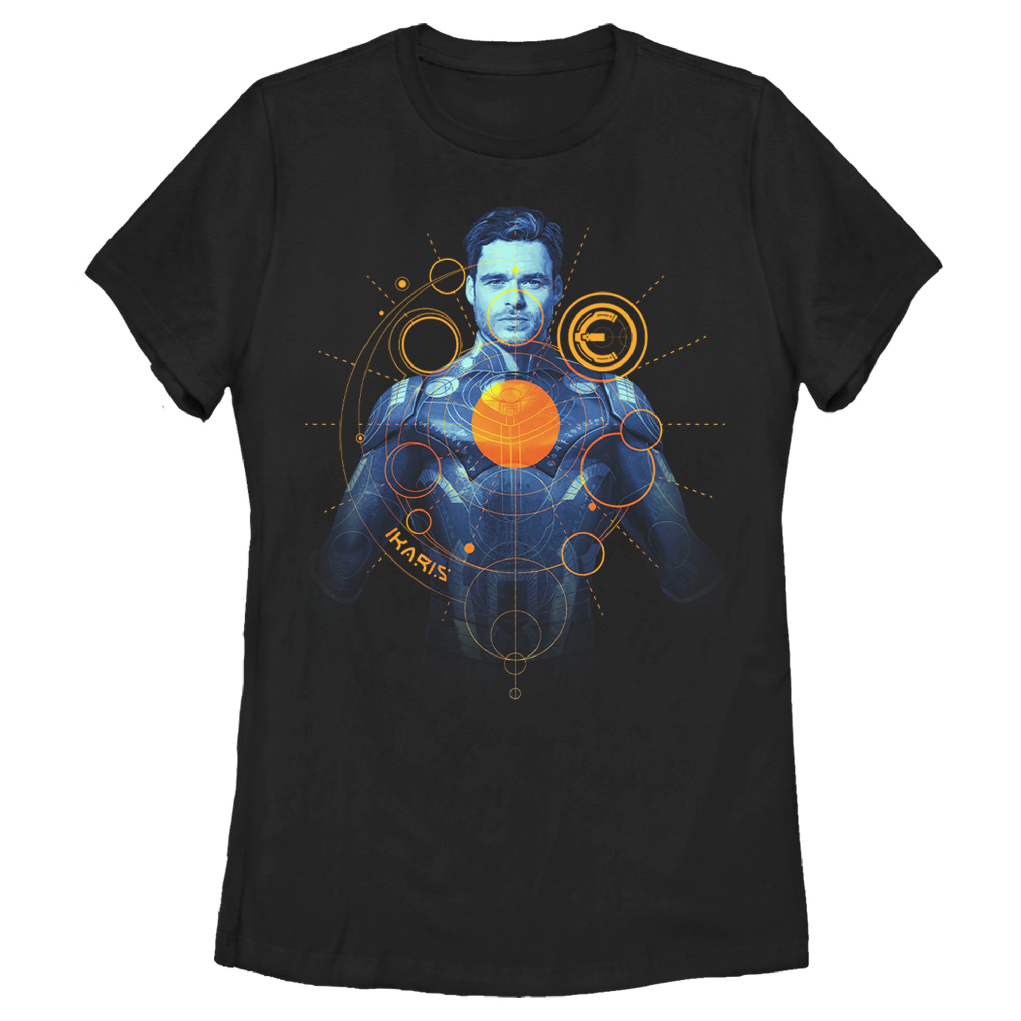 Women's Marvel Eternals Ikaris Circles T-Shirt Women's Marvel Eternals Ikaris Circles T-Shirt