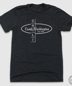 Camp Washington – 1 Color Heather Grey Logo