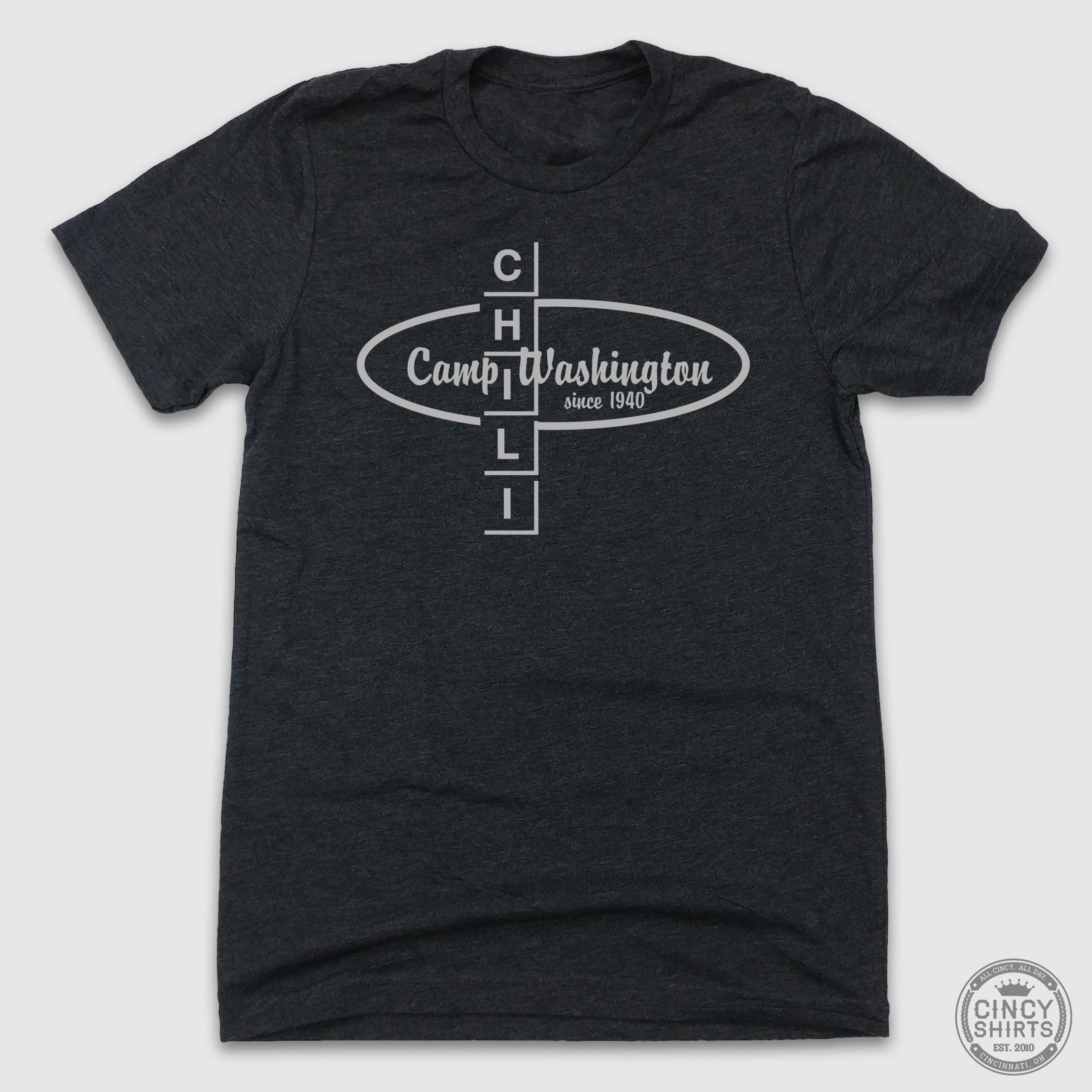 Camp Washington - 1 Color Silver Logo Camp Washington - 1 Color Silver Logo