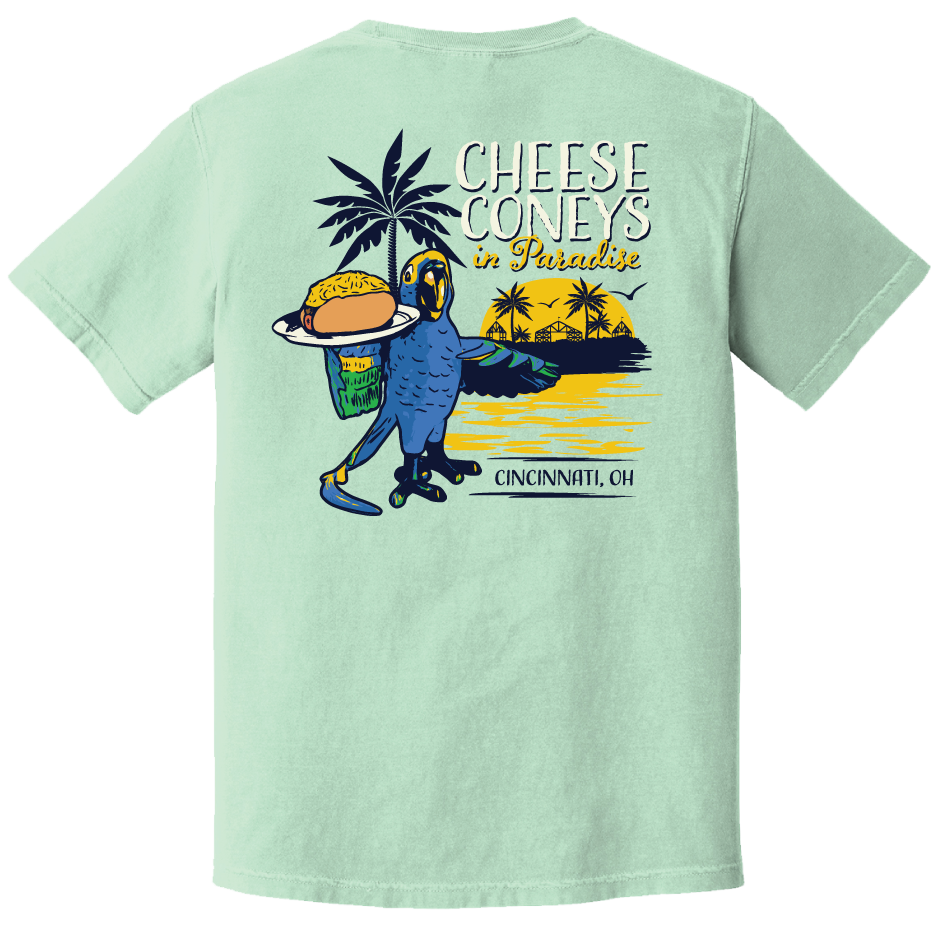 Cheese Coney In Paradise - Comfort Colors Cheese Coney In Paradise - Comfort Colors
