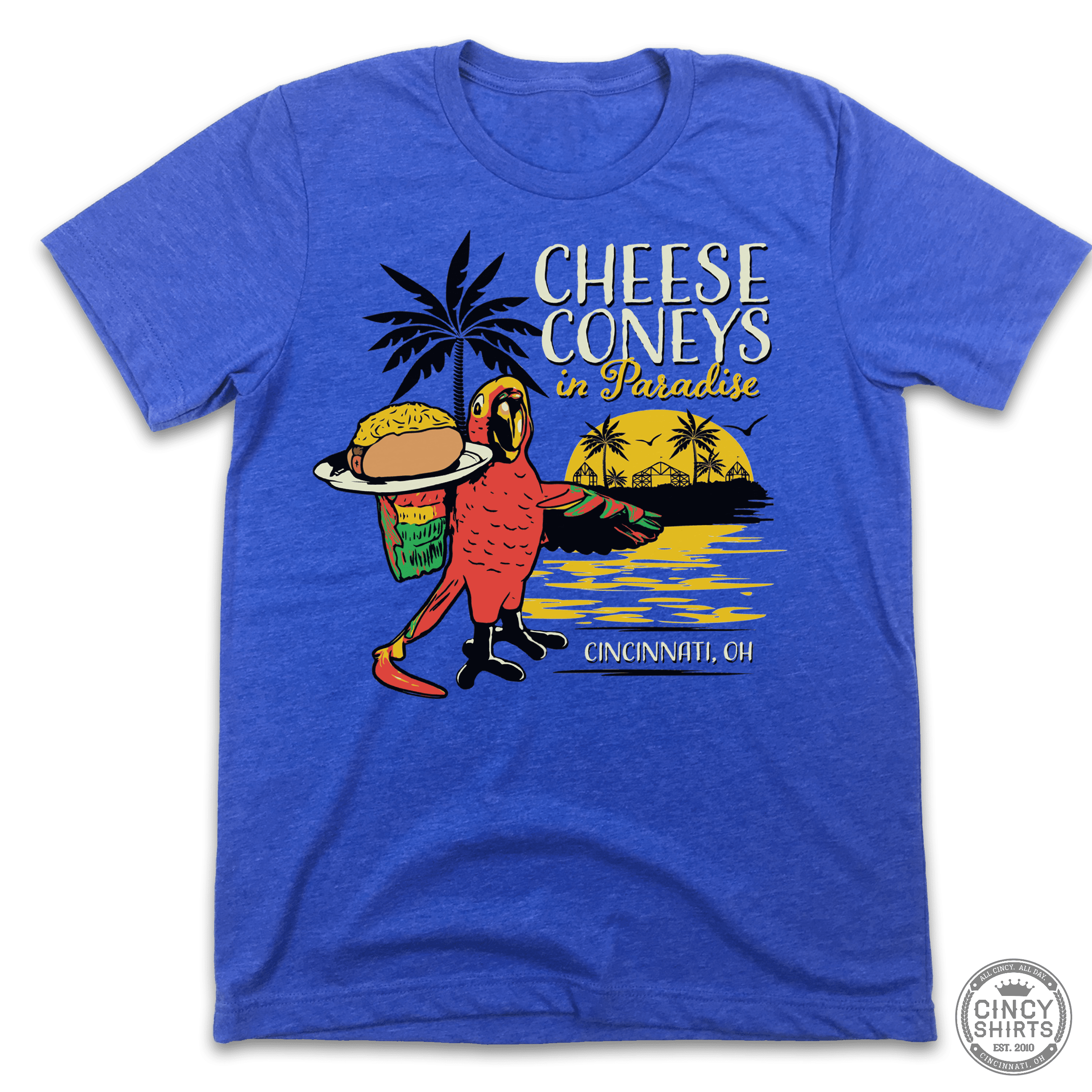 Cheese Coney In Paradise - Front Print Only Cheese Coney In Paradise - Front Print Only