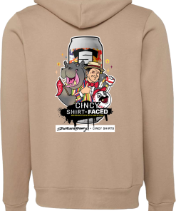 Cincy Shirt-Faced Beer Zip-Up Hoodie